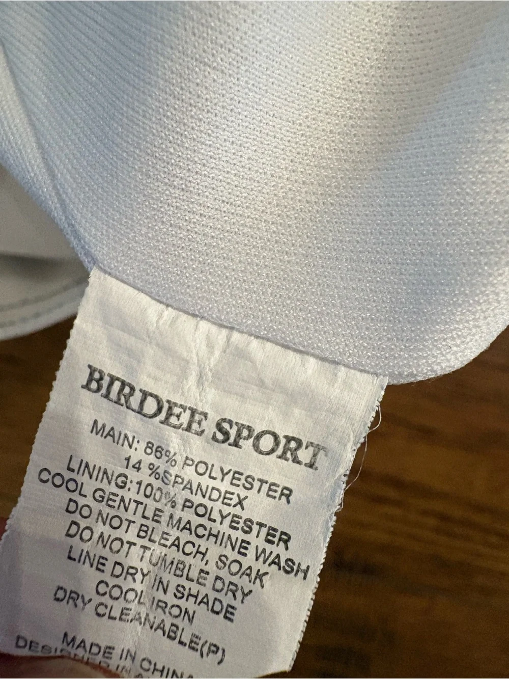 Birdee Sport White Golf Skort Built In Shorts Women’s US 10